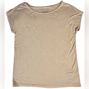 TAHARI Short Sleeve Tan‎ Womens Top Medium Pre- Owned